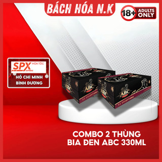 Bia ABC Campuchia - [COMBO 2 THÙNG] - Bia Đen - Bia Campuchia 8%