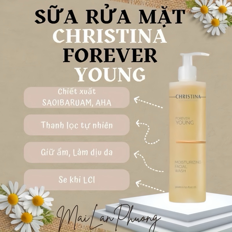 SỮA RỬA MẶT CHRISTINA FOREVER YOUNG 300ML