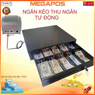 Ngăn kéo thu ngân, két đựng tiền, hộc đựng tiền thu ngân - tự động mở ra khi tính tiền