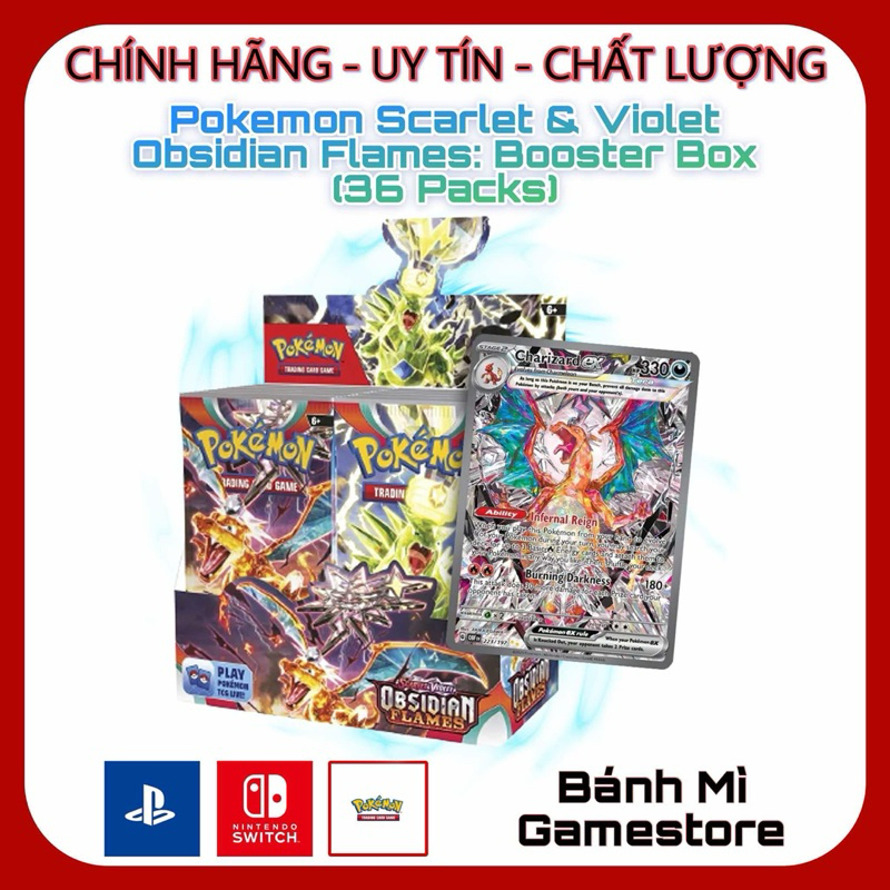 Pokemon TCG Scarlet & Violet: Obsidian Flames Booster Box