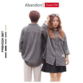 Áo Sơ Mi Nam Nhung Tăm Dài Tay Trơn Basic Cao Cấp Chống Nhăn Đủ Màu Abandon A5