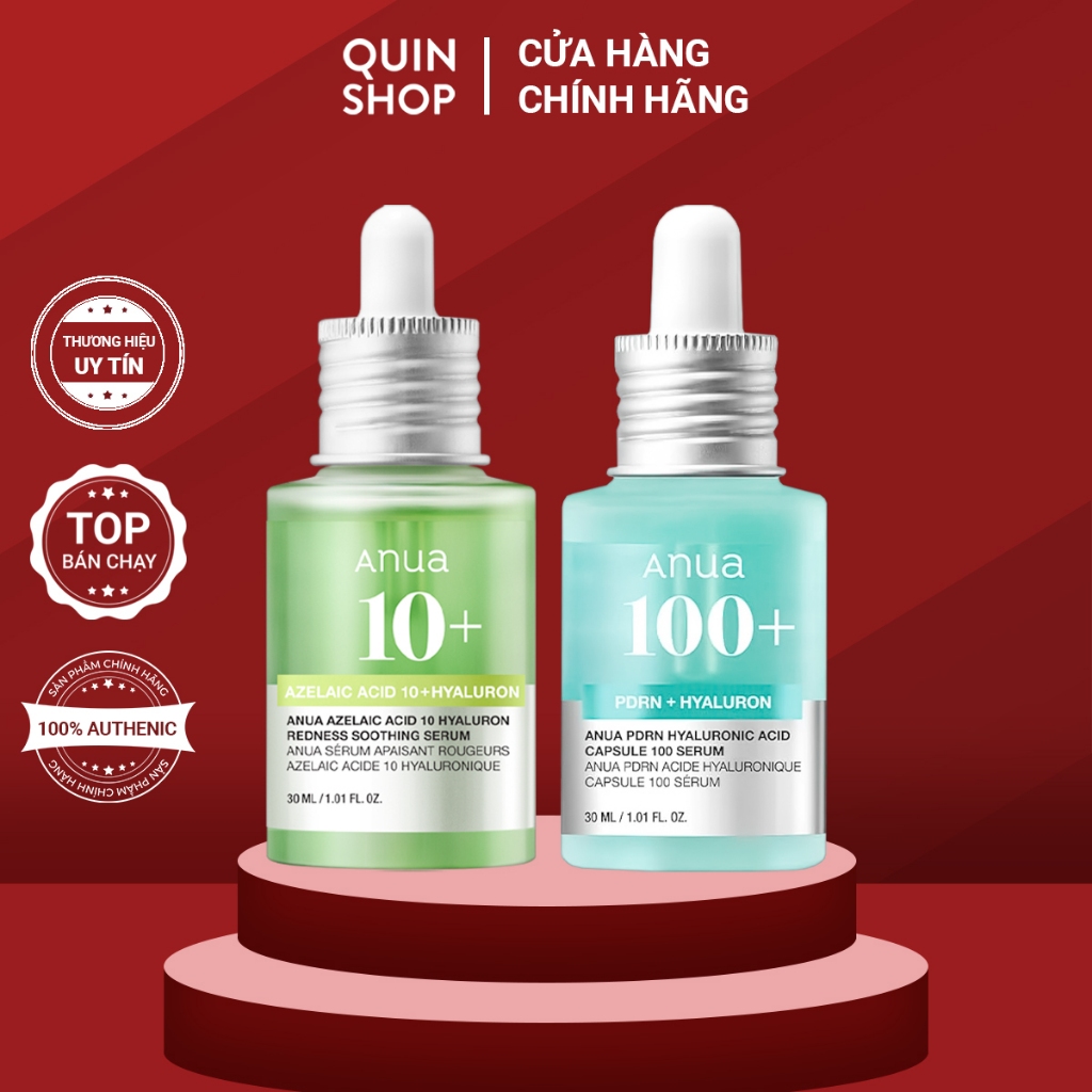 Tinh Chất Dưỡng Ẩm, Phục Hồi, Chống Lão Hóa, Dưỡng Sáng Anua PDRN Hyaluronic Acid Capsule 100, Azela