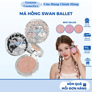 【SẴN - HOẢ TỐC  Phấn Má Hồng FLOWER KNOWS Swan Bellet