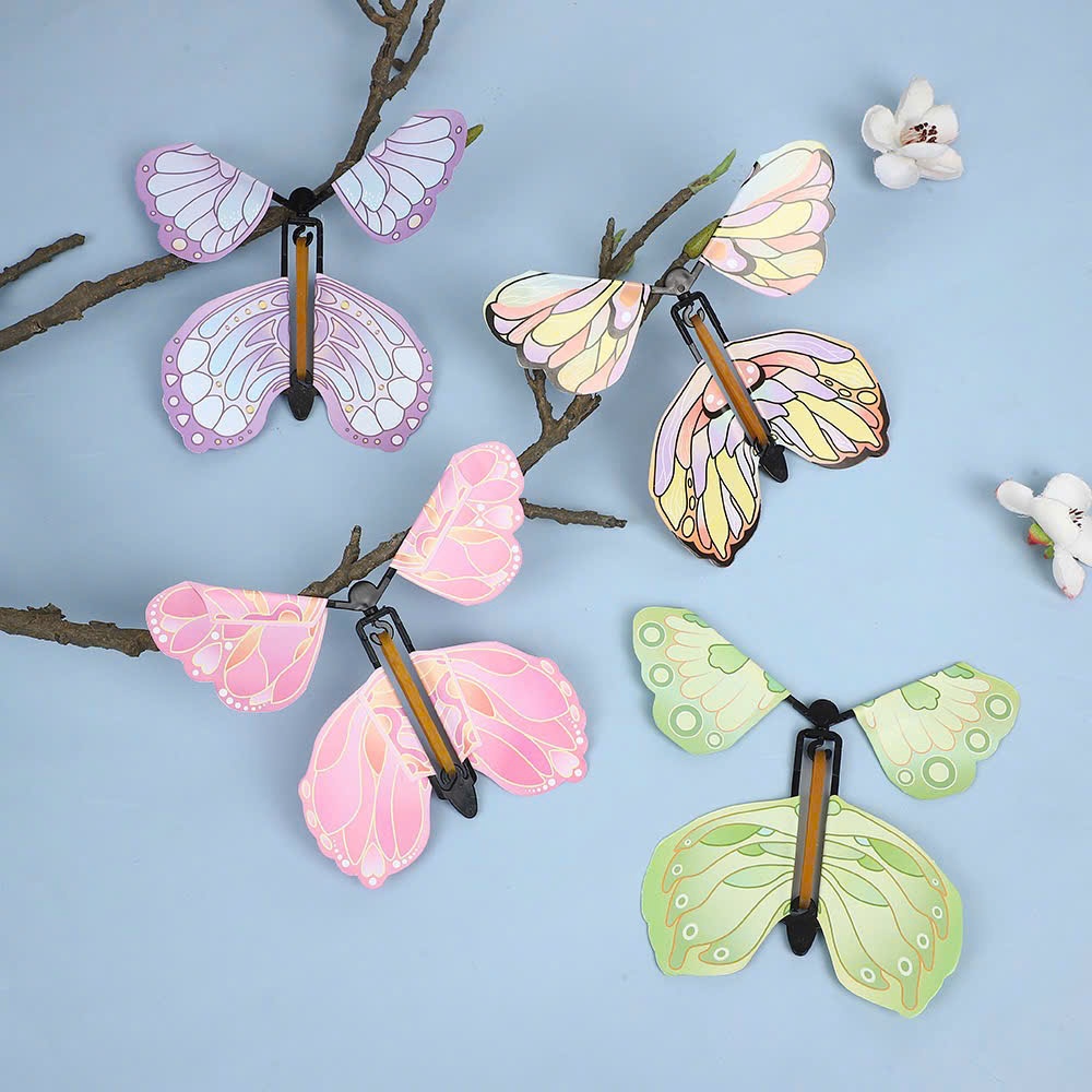 Bướm giấy tự bay, bướm bay dễ thương Magic Butterfly dùng làm đồ chơi,decor, trang trí, quà tặng