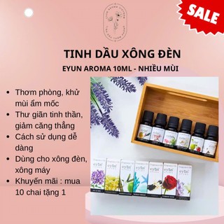  Tinh dầu Eyun Aroma khuếch tán thơm phòng dòng xông đèn 10ml 
