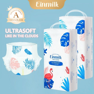 [2 gói/thùng] Einmilk Bỉm/Tã siêu mềm cho bé Thoáng khí thấm hút cao Baby Diapers DIA230 Tã em bé