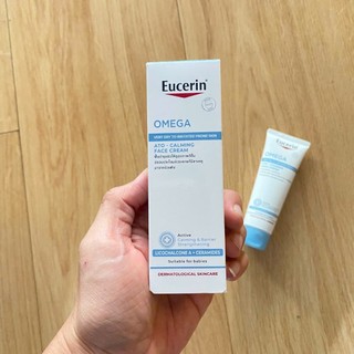 (NEW) Kem Dưỡng Da Eucerin Omega Ato Calming Face Cream 50ml - Cho Dị Ứng
