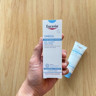 (NEW) Kem Dưỡng Da Eucerin Omega Ato Calming Face Cream 50ml - Cho Dị Ứng
