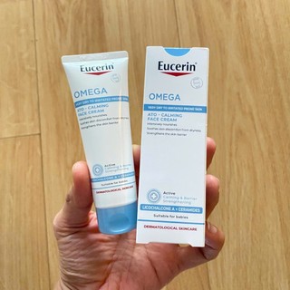 (NEW) Kem Dưỡng Da Eucerin Omega Ato Calming Face Cream 50ml - Cho Dị Ứng
