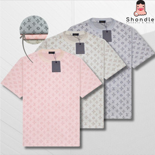 Áo Thun LV Louis Vuitton Hoạ Tiết Monogram Dệt Kim Form Rộng Tay Lỡ Full Tag Mạc Chuẩn Xịn - Mẫu 33