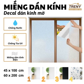 Miếng dán kính - chống tia UV, chống chói, cách nhiệt, lấy sáng tốt nhưng vẫn đảm bảo sự riêng