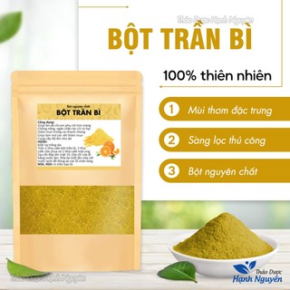 Bột trần bì 100g, bột vỏ quýt, nguyên chất, đắp mặt nạ dưỡng da, mờ thâm, dưỡng trắng da