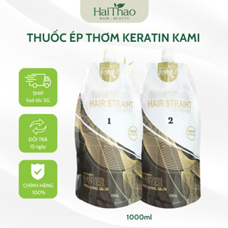 Thuốc Duỗi Ép Tóc Siêu Dưỡng Keratin Kami 1000ml