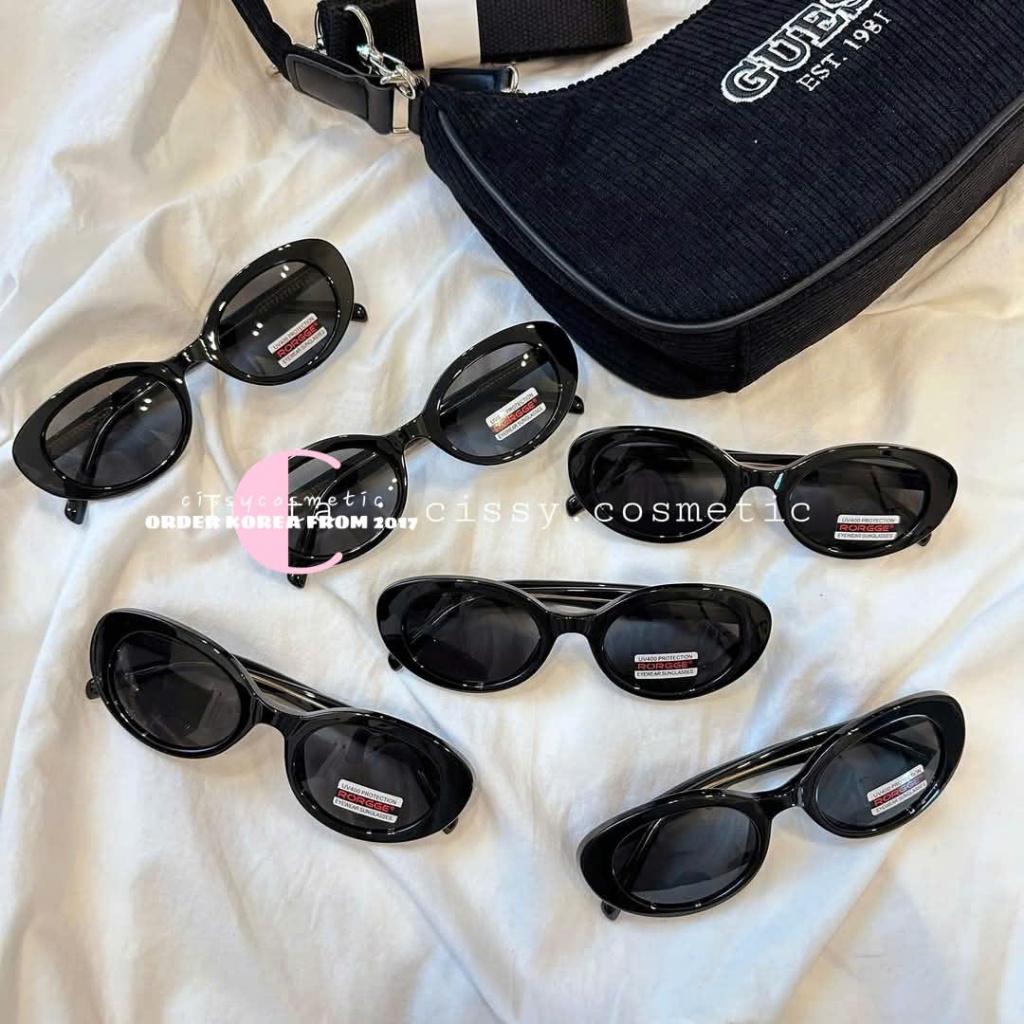 2ditor Kính chính hãng Hàn Quốc 5561 Black Chống UV400 Chuẩn