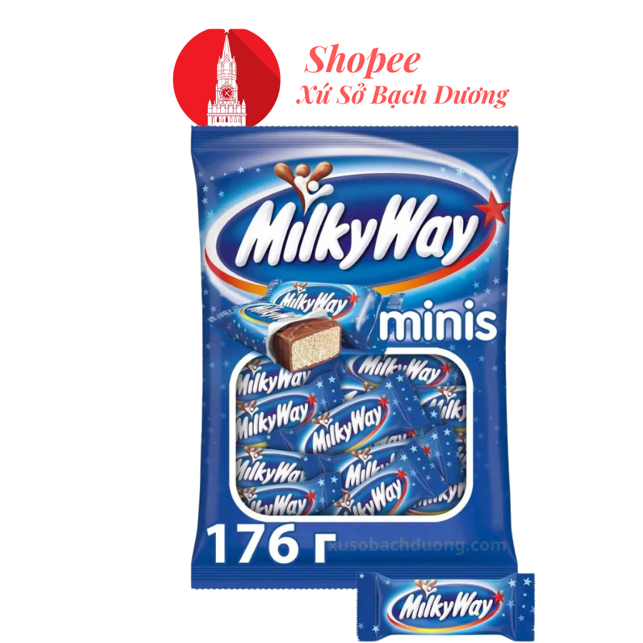 Kẹo Socola Milky Way Minis 176g của Nga