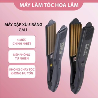 Máy dập phồng chân tóc GALI, máy dập xù bản to cao cấp 5 mức nhiệt tránh tóc hư tổn, làm phồng chân tóc, giữ nếp lâu