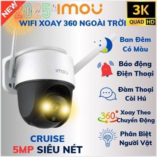 Camera Wifi IMOU Ngoài Trời có màu ban đêm, Xoay 360, CRUISER 2, GS7EP 2MP 4MP S42FP, S41FP S21FP