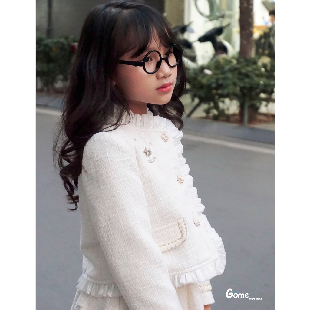 GOME - Áo vest trắng thanh lịch cho bé gái