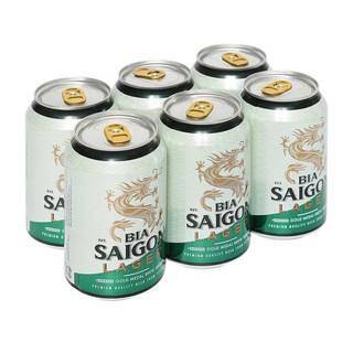 Lốc 6 lon Bia Hà Nội / Bia 333/ Bia Sài Gòn Lager - HABECO (330ml/ lon)