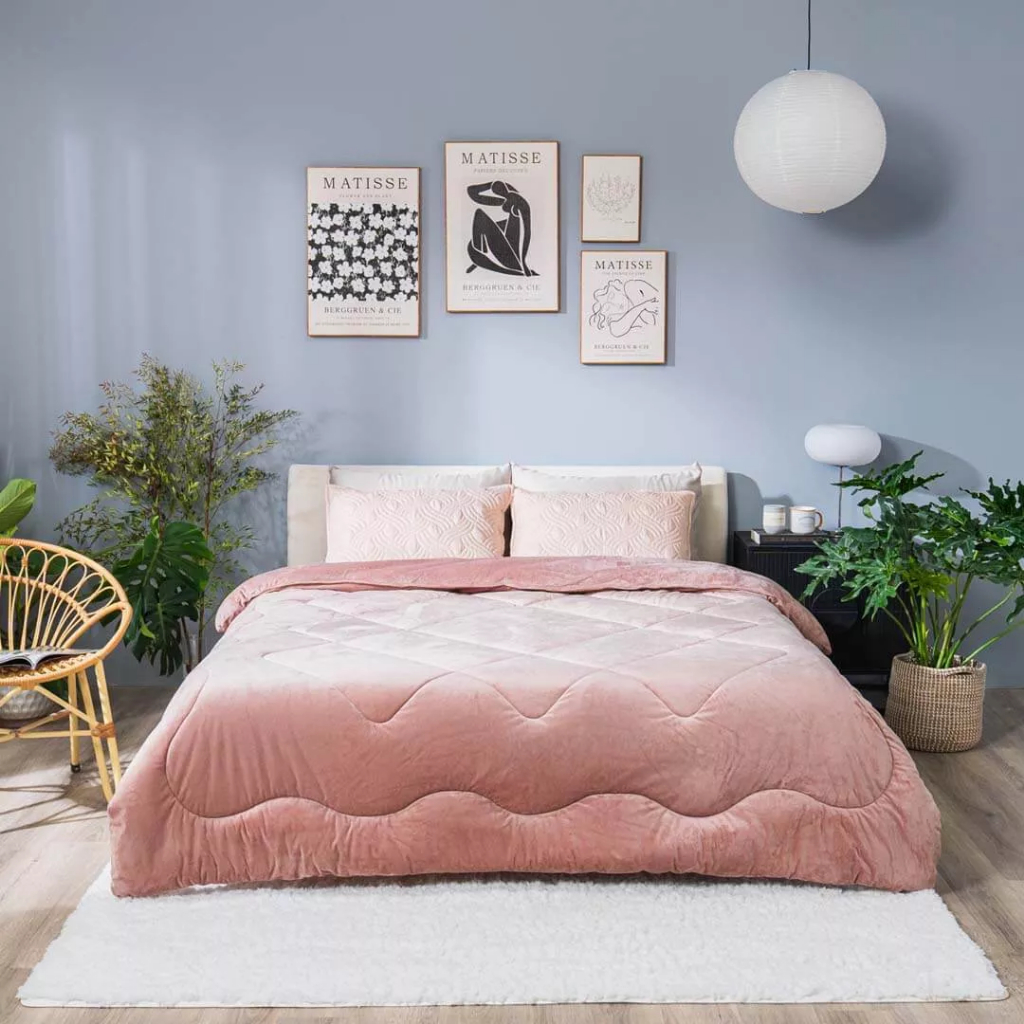 Chăn đông Nhung Amando Warm Cao Cấp Dày Dặn 200x220cm Ấm Áp Sợi Bông Nhập Khẩu 100% Từ Hàn Quốc