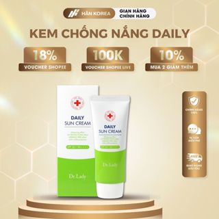 Kem chống nắng Daily Sun Cream SPF 50+ PA++++ Nâng tone kiềm dầu, bảo vệ da, ngăn tia UV 60ml