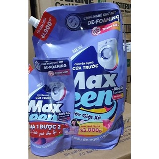 Nước Giặt Xả MaxKleen Hương Hoa Nắng 2,4kg thơm hương bền lâu, chuyên dụng cho cửa trước