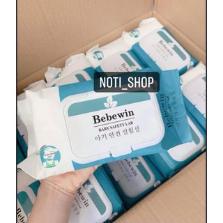 [HCM] Khăn ướt/Giấy ướt không mùi Bebewin (1 bịch 100tờ rút)