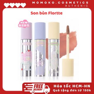 [FLORTTE - HỎA TỐC] Son Kem Bùn FLORTTE Vỏ Bạc Cô Gái Girls Dormitory Series Milk Cake Lip Cream 2.3g