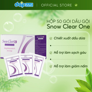 Hộp 50 gói dầu gội sạch gàu Snow Clear One (5ml/gói)