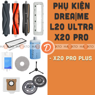 Phụ kiện Robot L20 ULTRA X20 PRO Giẻ lau Lọc Hepa Túi Rác Chổi Chính [C]####