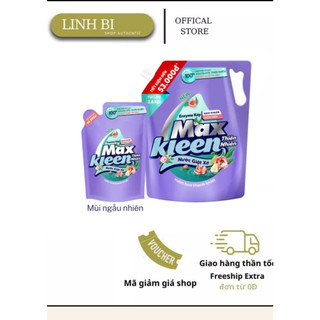 Nước Giặt Xả MaxKleen Hương Hoa Nắng 2,4kg thơm hương bền lâu, chuyên dụng cho cửa trước