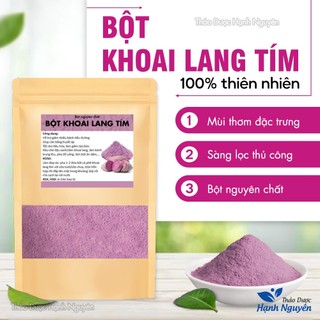 Bột khoai lang tím 100g bột khoai nguyên chất, tạo màu, hương thơm cho món ăn, dùng nấu chè, bánh