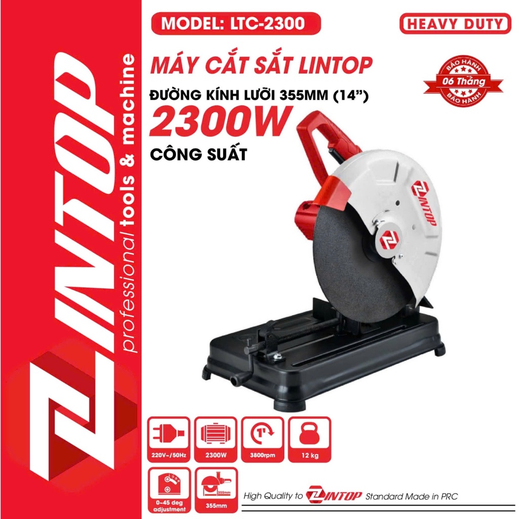 Máy cắt sắt LINTOP 2300W mã LTC-2300
