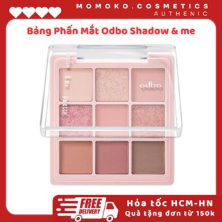    Thái Lan - SẴN    Bảng Phấn Mắt Odbo Shadow & me Gồm 9 Ô Màu Lì Và Ánh Nhũ OD2014 