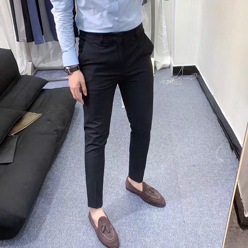[FORM ÔM BODY] Quần Tây DÀI Nam Dáng Ôm Slim Fit Công Sở Lịch Lãm, Chất Liệu Vải Mềm Mịn, Thoáng Mát
