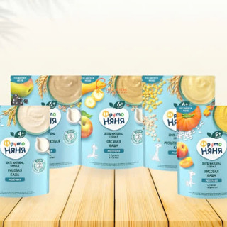 Bột ăn dặm Fruto Nga 200gr đủ vị