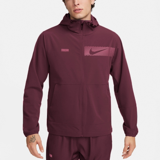 [ HÀNG CHÍNH HÃNG ] NKE DR-FT CHALLNGR FLASH WVEN JACKET - RED