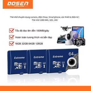 Dosen Thẻ nhớ Micro SD 32G/64G/16G/128G/ - tốc độ cao chuyện dụng cho Camera Smartphone