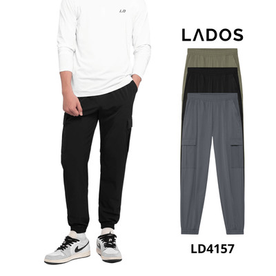 [OUTLET - KHÔNG ĐỔI TRẢ] Quần dài thể thao JOGGER nam LADOS-4157 Chất Vải Gió Cao Cấp, Cạp Chun Vận Động Thoải Mái