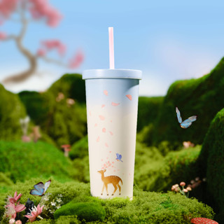 Bình Starbucks CCUP 21.5OZ SS MILKY ISLAND DEER AND BIRD (635.8 mL)