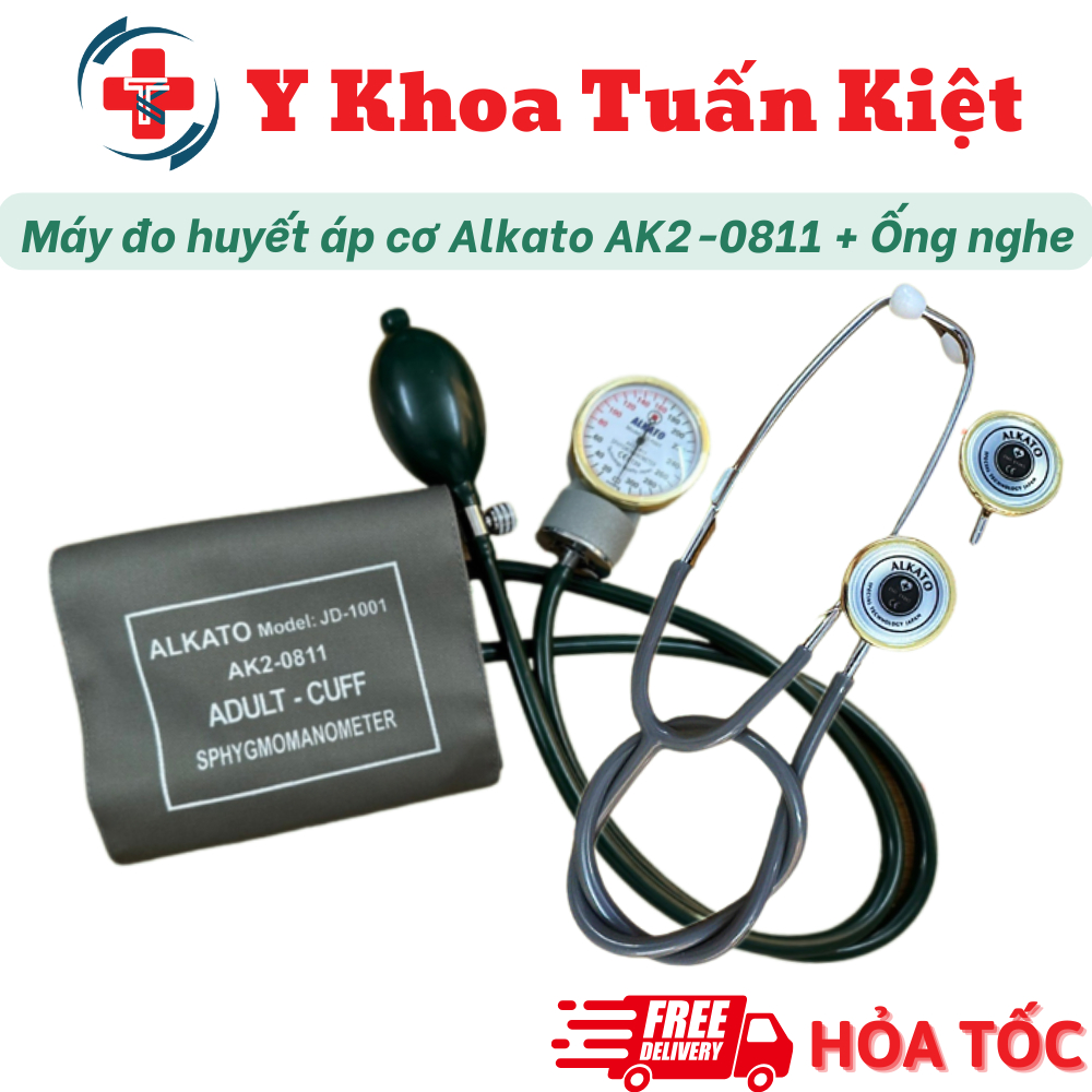✅ Máy đo huyết áp cơ Alkato AK2-0811 kèm ống nghe