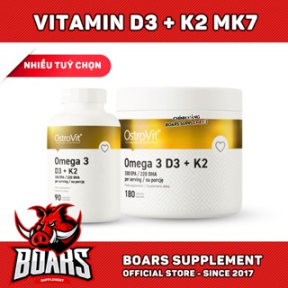  OSTROVIT OMEGA-3 & VITAMIN D3 K2  MK7  - DẦU CÁ OMEGA3 D3 K2 HỖ TRỢ XƯƠNG KHỚP TĂNG HỆ MIỄN DỊCH 