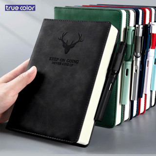 Sổ Tay Bìa Da A5 360 Trang Sổ Tay Văn Phòng Sang Trọng 8 Màu Ấn Tượng, Sổ Ghi Chép Cá Nhân Công Việc - Văn Phòng Phẩm