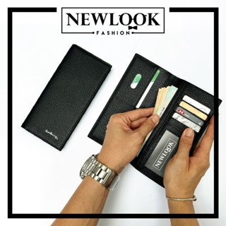  ★ VÍ DÀI DA SIMILI SIÊU MỎNG CẦM TAY NAM NỮ  2 ngăn đựng tiền + 8 ngăn thẻ  