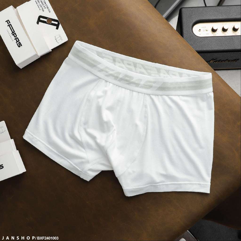 Quần Boxer Nam FAPAS DOSS, chất vải thun cotton, co dãn, mềm mịn, thấm hút, thoát hơi tốt