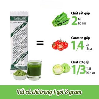 Bột lúa non Nhật Bản 44 gói, bột lúa mạch non Grass Barley  Nhật Bản