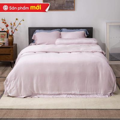 Bộ chăn ga lụa tencel cao cấp Amando Lagom 5CT thoáng khí mềm mại vượt trội (nhiều màu)