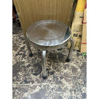 Ghế đẩu inox cao 25,30,40cm, (Hàng dày)