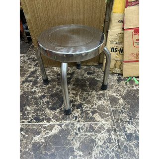 Ghế đẩu inox cao 25,30,40cm, (Hàng dày)