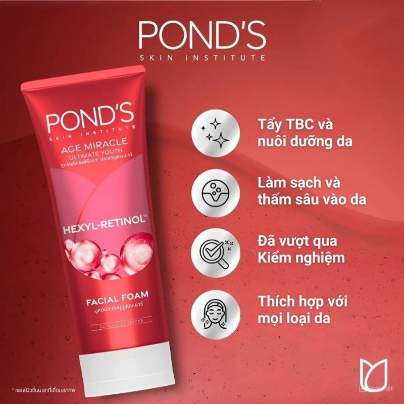 Sữa rửa mà tự Pond’s Age Miracle